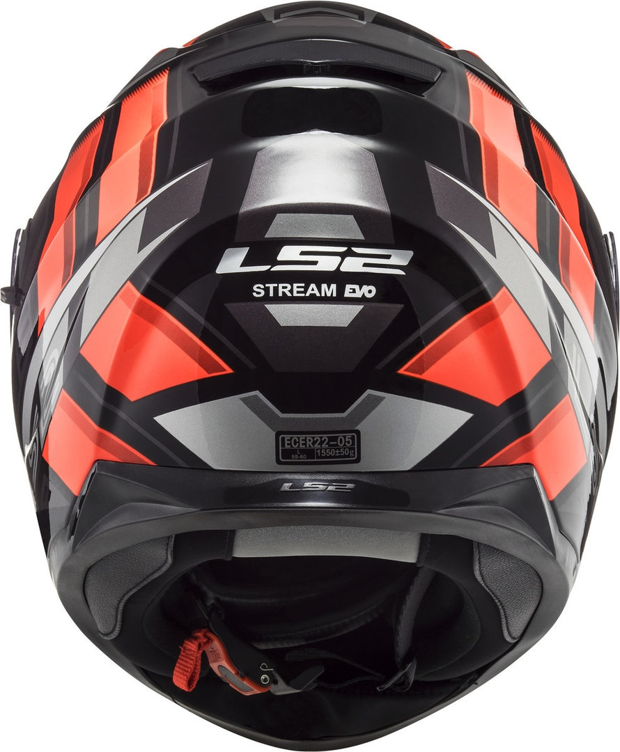 LS2 FF320 Stream Evo Loop Capacete preto/laranja S (55/56) Figura 3