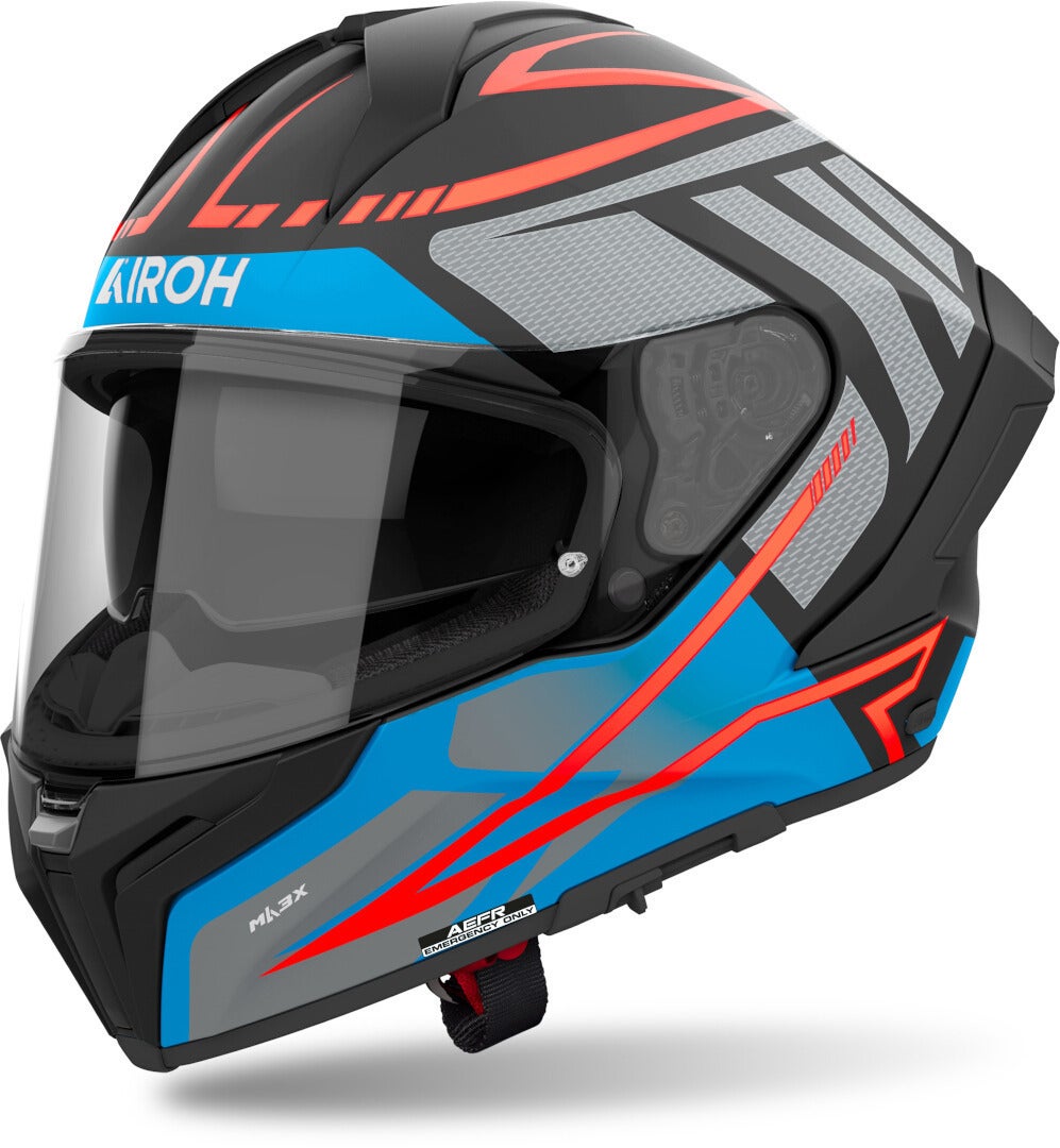 Airoh Matryx Rider Helm schwarz matt/grau/blau XL (61/62) Abbildung 1