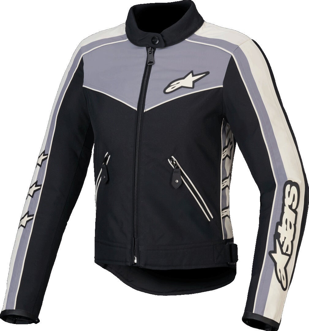 Alpinestars Stella T-Dyno WR Dame motorcykel tekstiljakke sort/grå S Figur 1