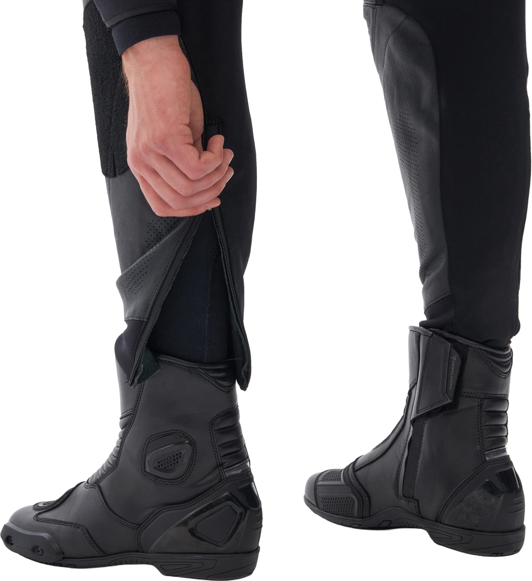 Rebelhorn Veloce Motorfietsleren broek zwart/wit 56 Figuur 9