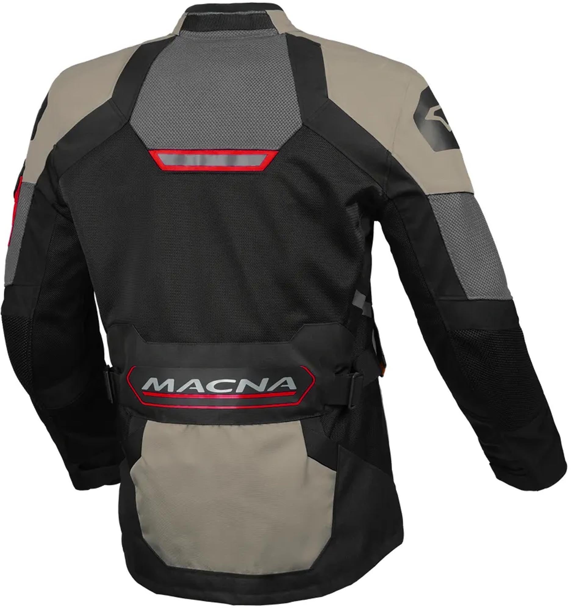 Macna Travelair Motorcycle Textile Jacket taupe 2XL Figure 2