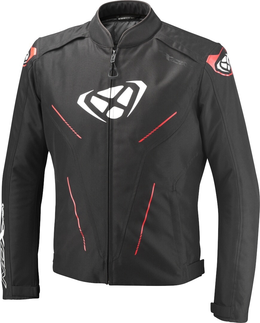 Ixon Prodigy Waterproof Motocycle Textile Jacket black/red/white M Figure 1