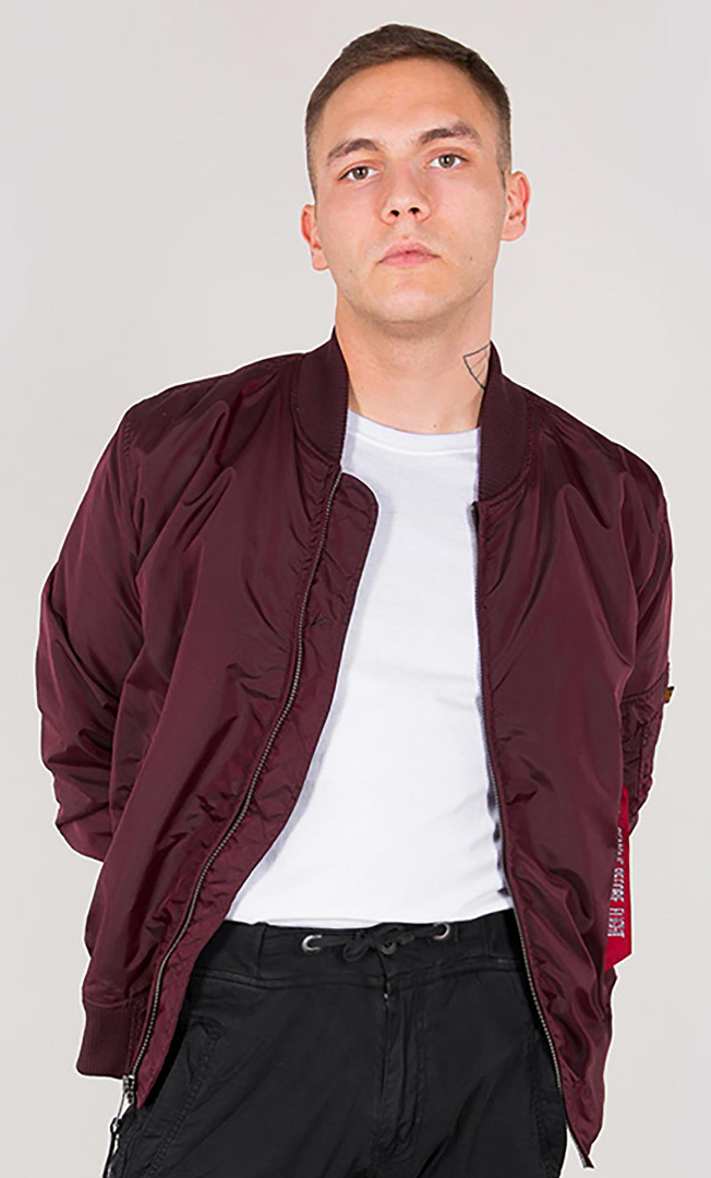 Alpha Industries MA-1 TT Giacca rosso scuro M Figura 3