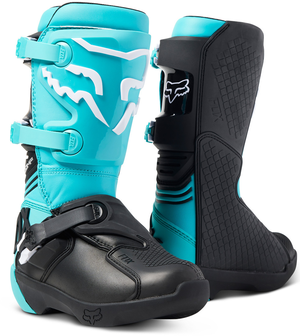FOX Comp Jugend Motocross Stiefel türkis 5 Abbildung 1