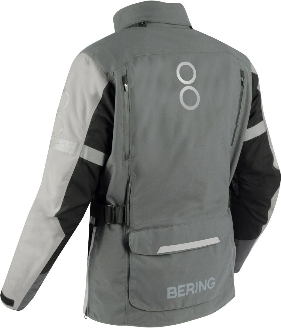Bering Antartica GTX waterproof Motorcycle Textile Jacket grey/black 4XL Figure 2