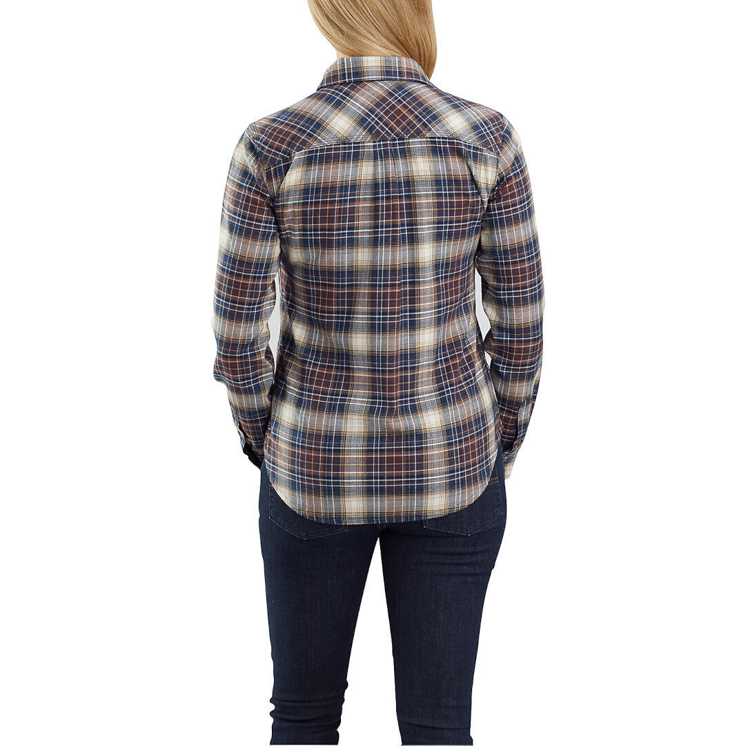 Carhartt Hamilton Cămașă de flanel pentru femei gri/negru/albastru XL Figura 3
