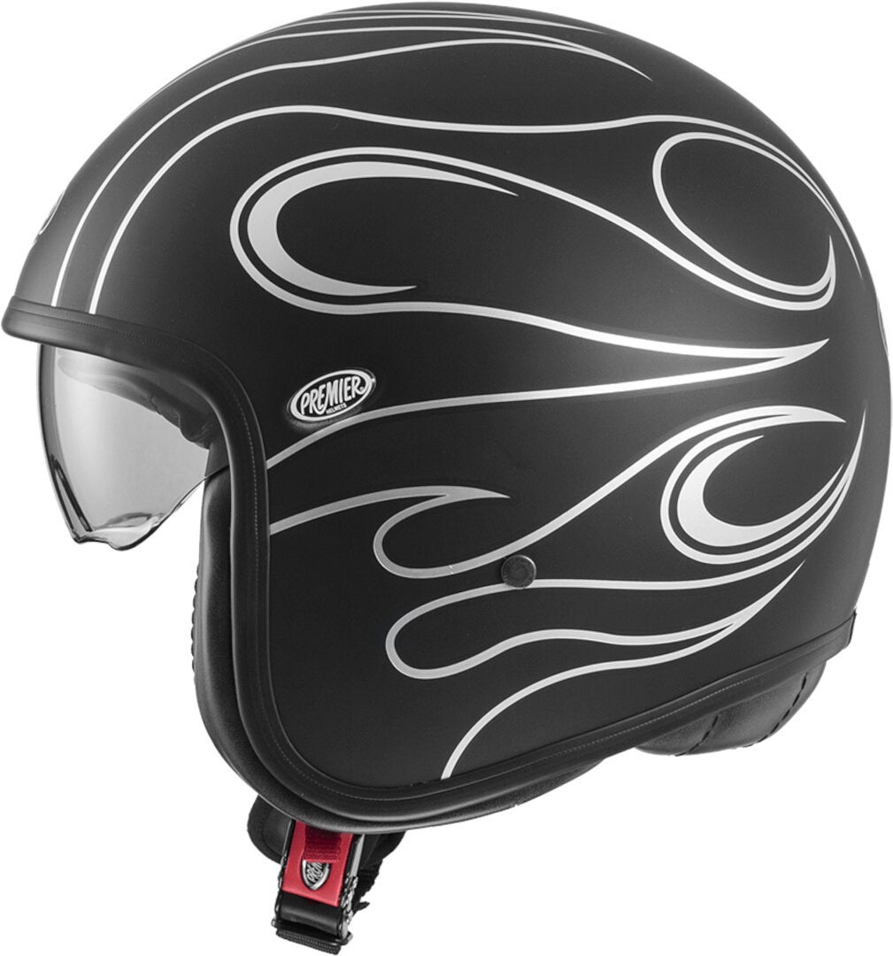 Premier Vintage FR Chromed BM Capacete a jato preto/prata XL (61) Figura 4
