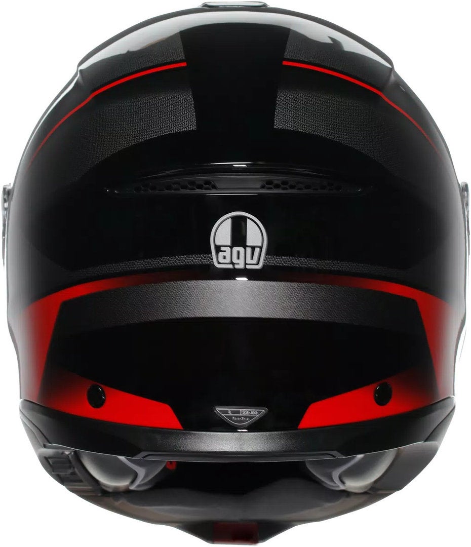 AGV Tourmodular Perception Capacete preto/vermelho XS (53/54) Figura 5
