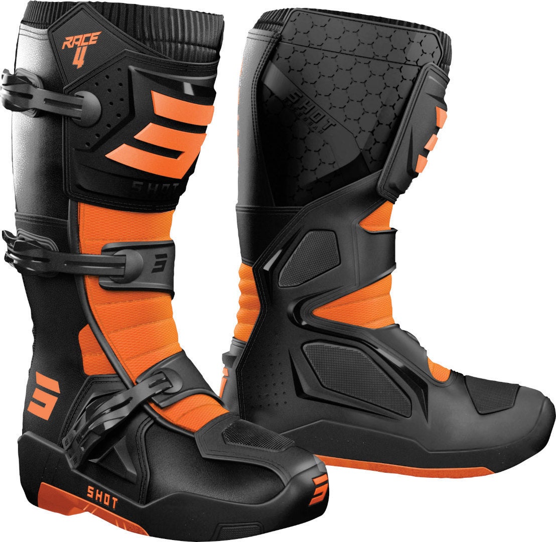 black/orange