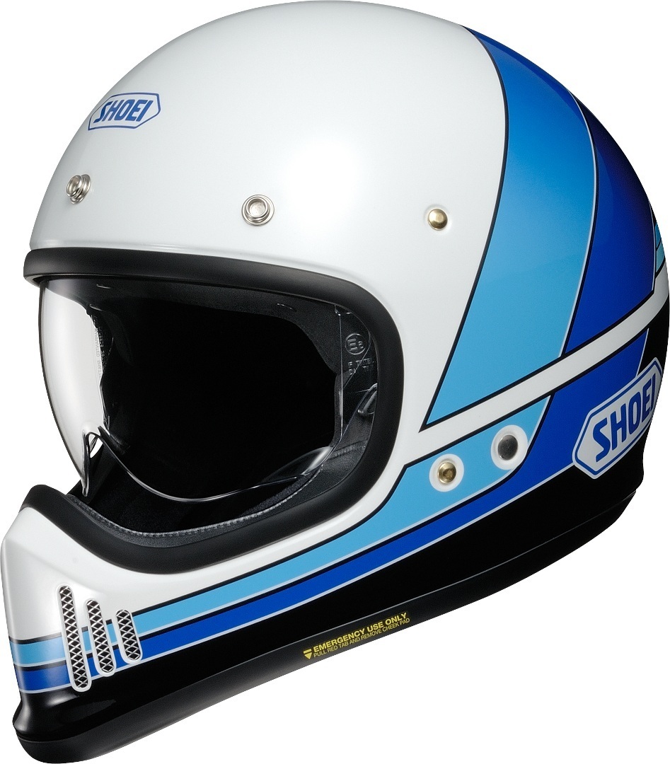 Shoei EX-Zero Equation Casco blanco/azul M (57/58) Figura 1