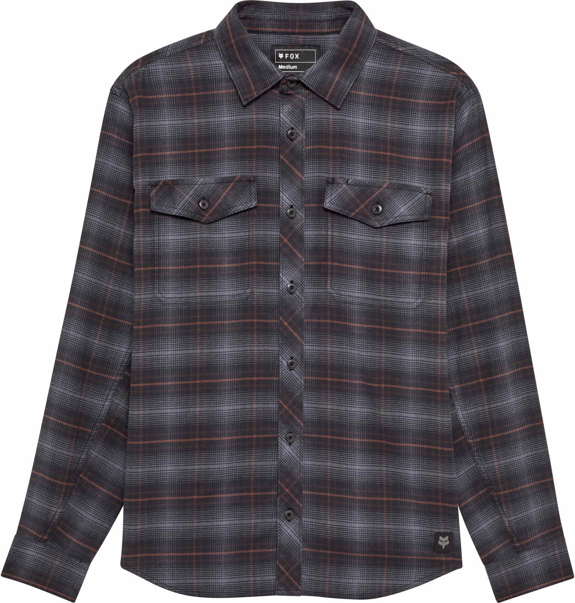 Fox Men's Black Survivalist Stretch Flannel Shirt