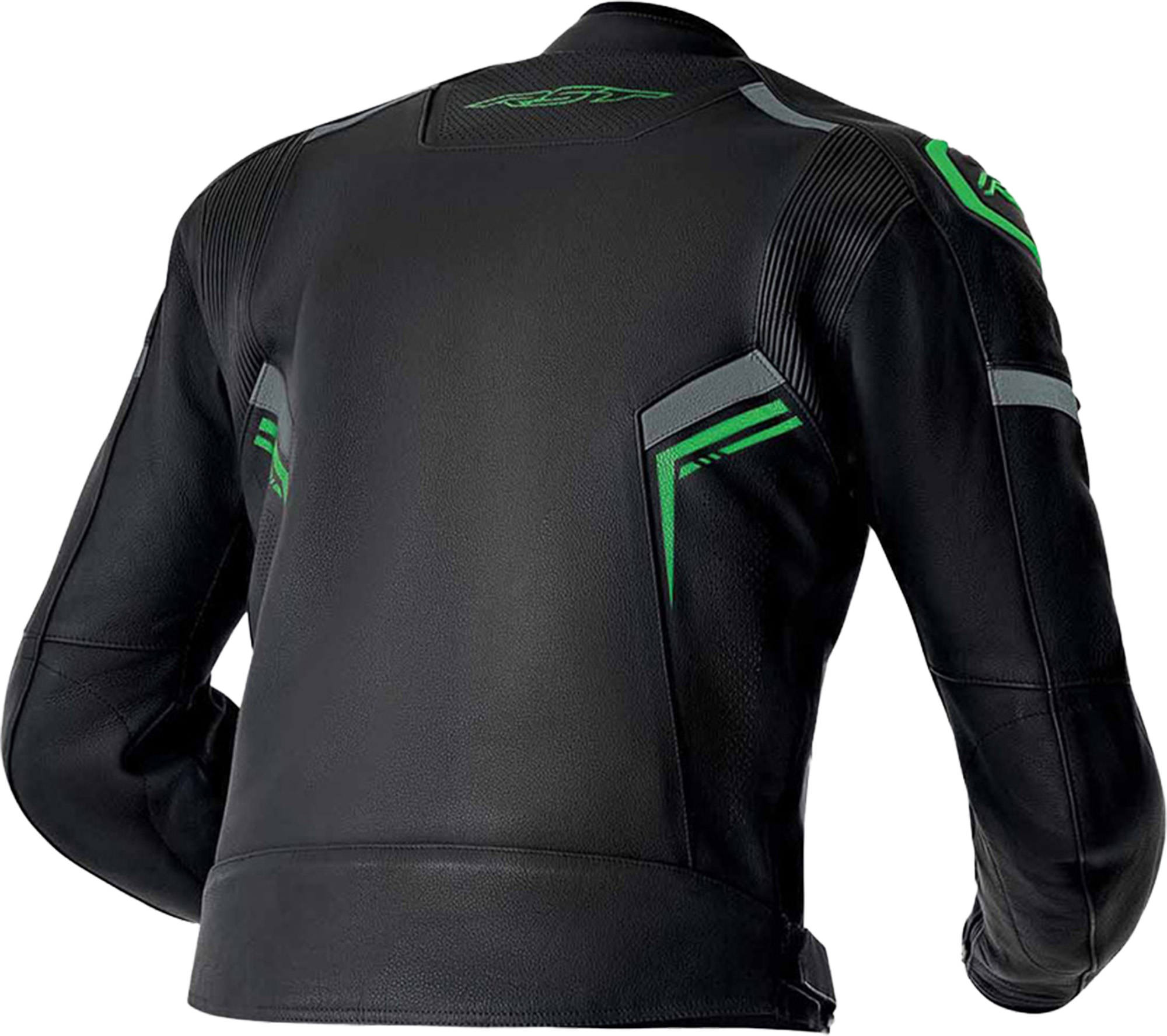 RST S1 D3O perforierte Motorrad Lederjacke schwarz/neon-grün 60 Abbildung 2
