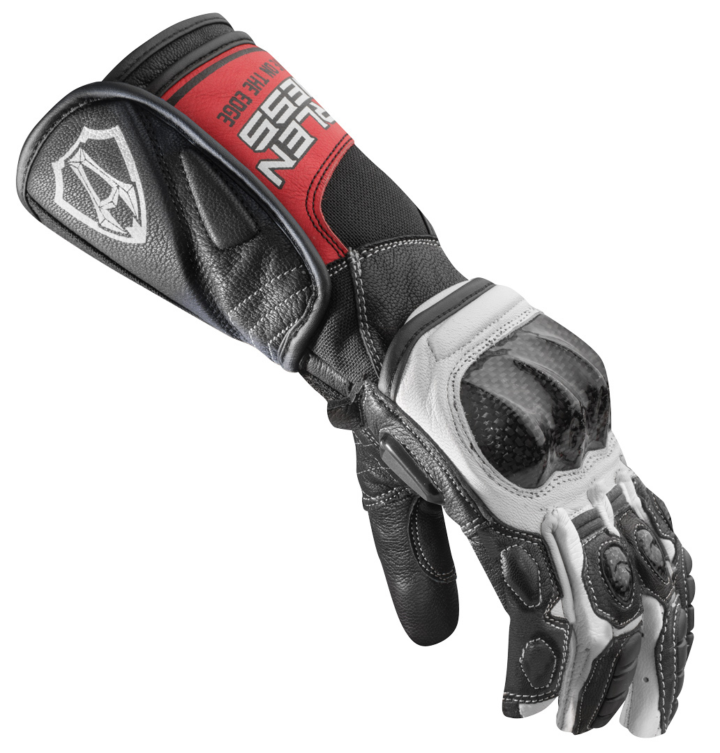 Arlen Ness Mugello Mănuși de motocicletă Negru/Alb/Roșu 3XL Figura 3