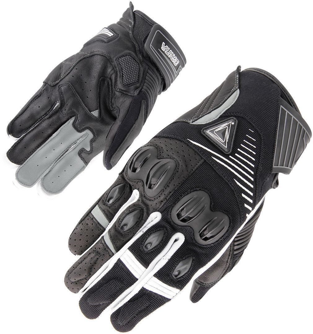 Orina Space Motorradhandschuhe schwarz/weiß/grau 8 Abbildung 1