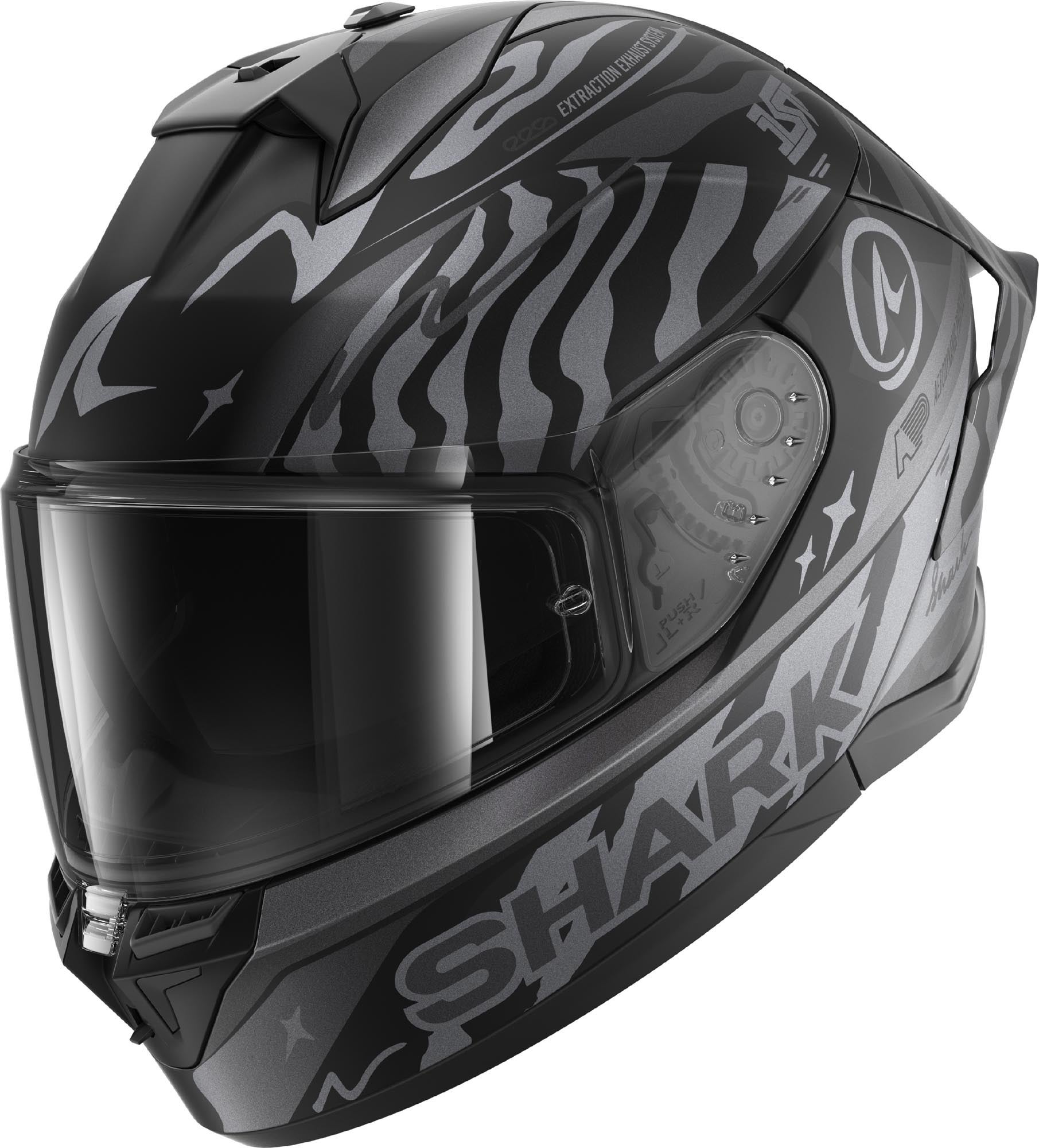 Shark Skwal Cup Speed Fancy Шлем Чёрный мат/антрацит XL (61/62) Рисунок 1
