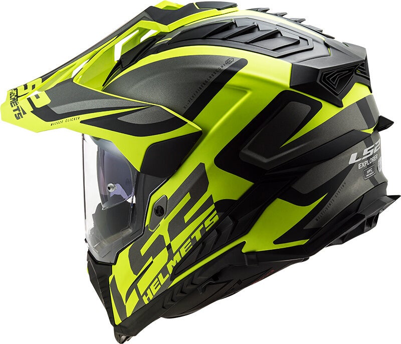 Side view of LS2 MX701 Explorer Alter Matt Motocross Helmet