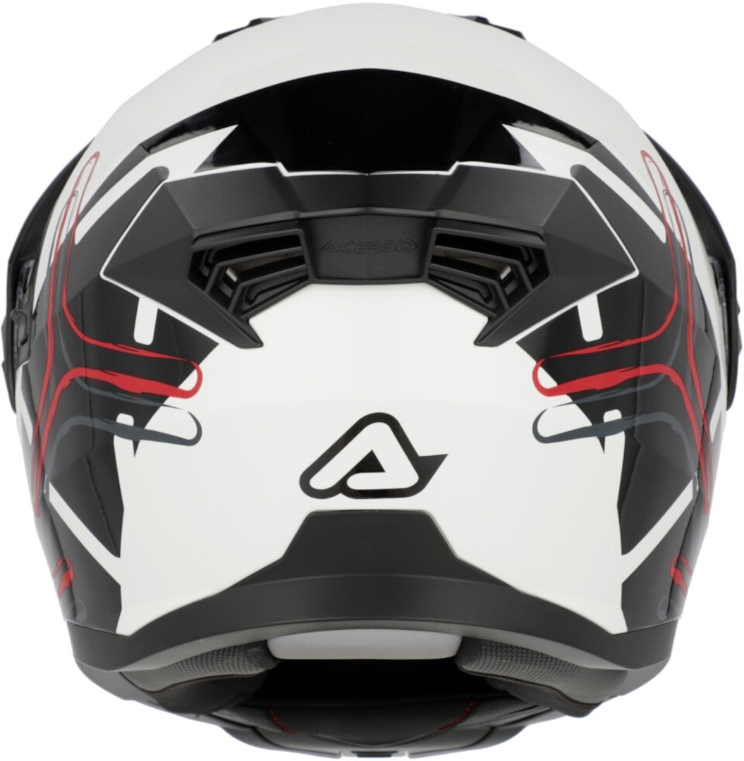 Acerbis Rider Graphic Casco bianco/nero S (55/56) Figura 7