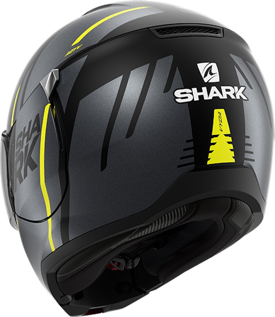 Shark Evojet Vyda Mat Helmet black/yellow L (59/60) Figure 5