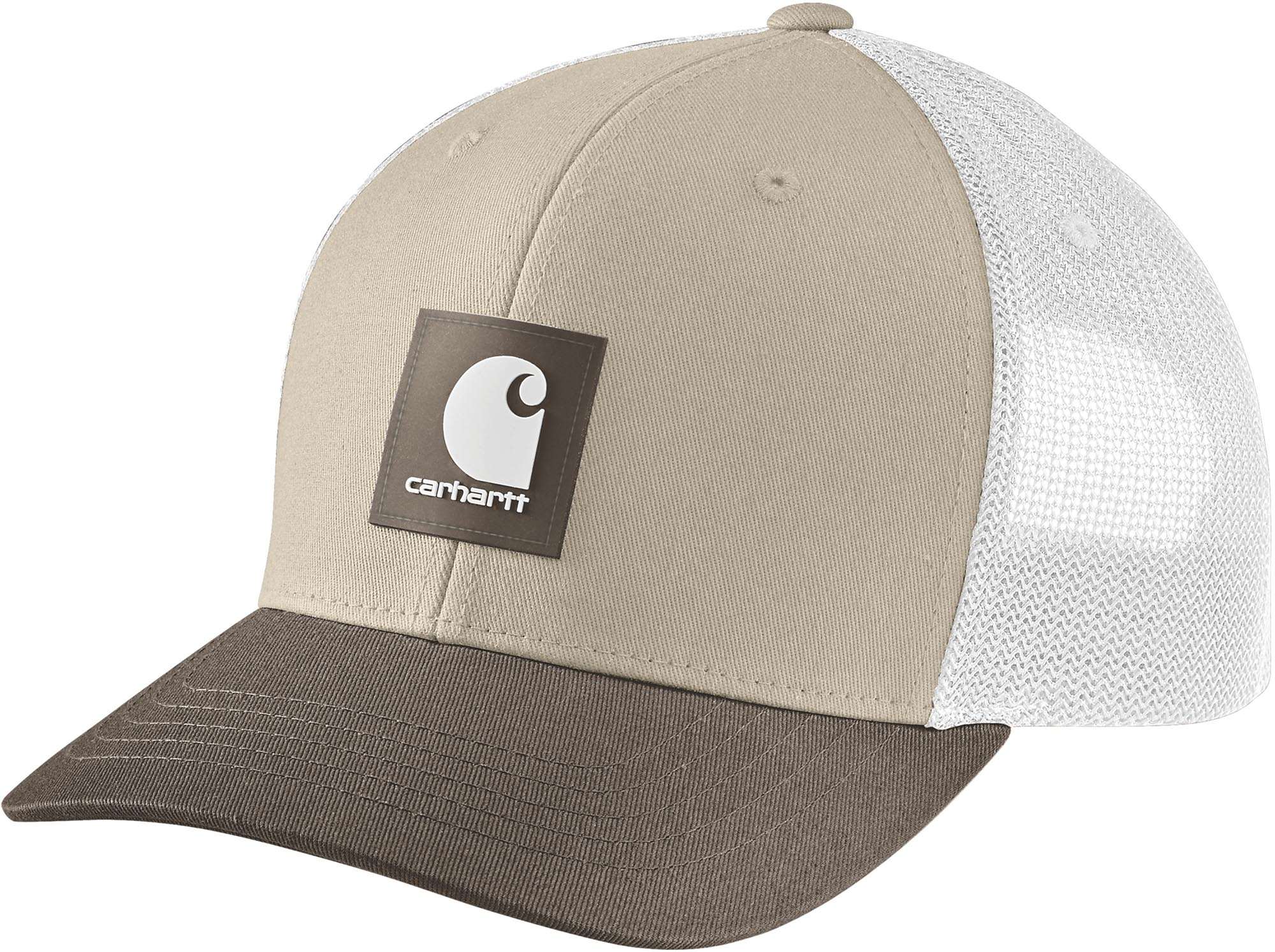 Carhartt Rugged Flex Oakland Rubber Patch Cap beige/marrón Figura 1