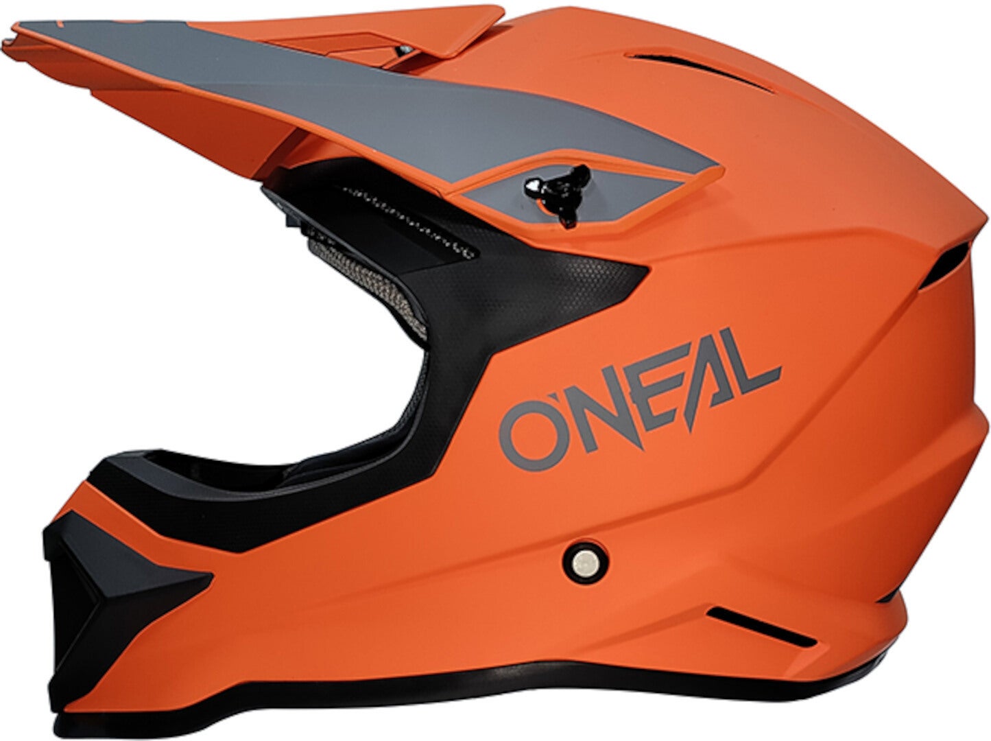 Oneal 1SRS Solid Motorcross helm oranje mat S (55/56) Figuur 1