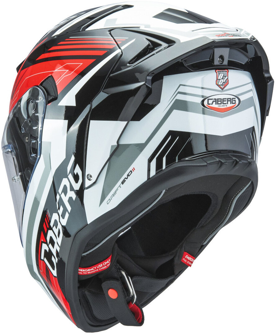 Caberg Drift Evo II Jamara Casco bianco/rosso/nero L (59/60) Figura 3