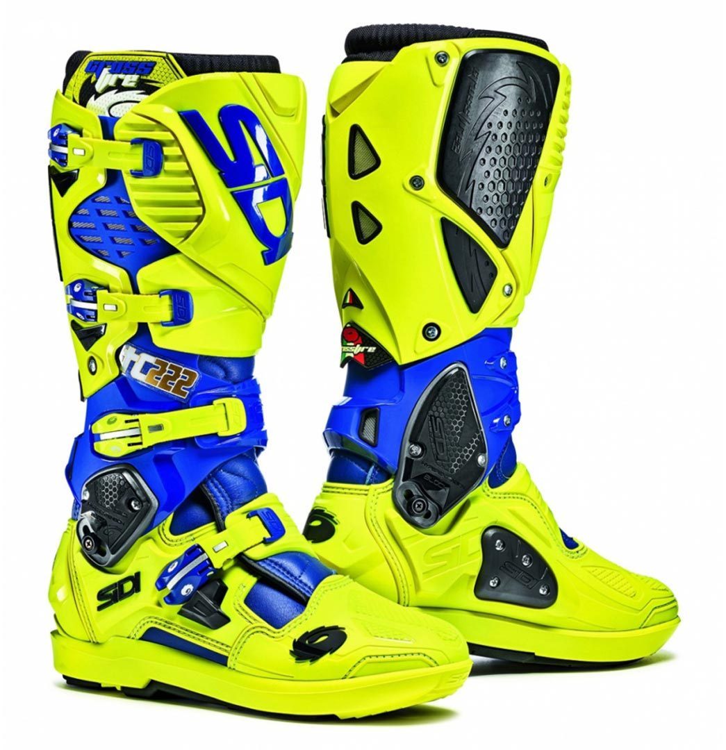Sidi Crossfire 3 SRS Bottes Motocross jaune 44 Figure 1