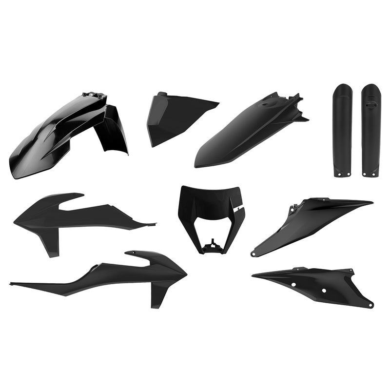 POLISPORT Kit plastica nera - KTM EXC/EXC-F Figura 2