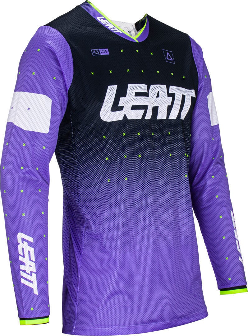 Leatt 4.5 Lite Gradient 2024 Motocross trøje lilla/sort L Figur 3