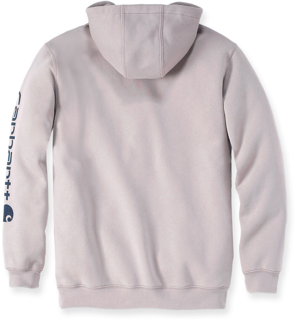 Carhartt Midweight Sleeve Logo Munktröja vit/svart XL Figur 2
