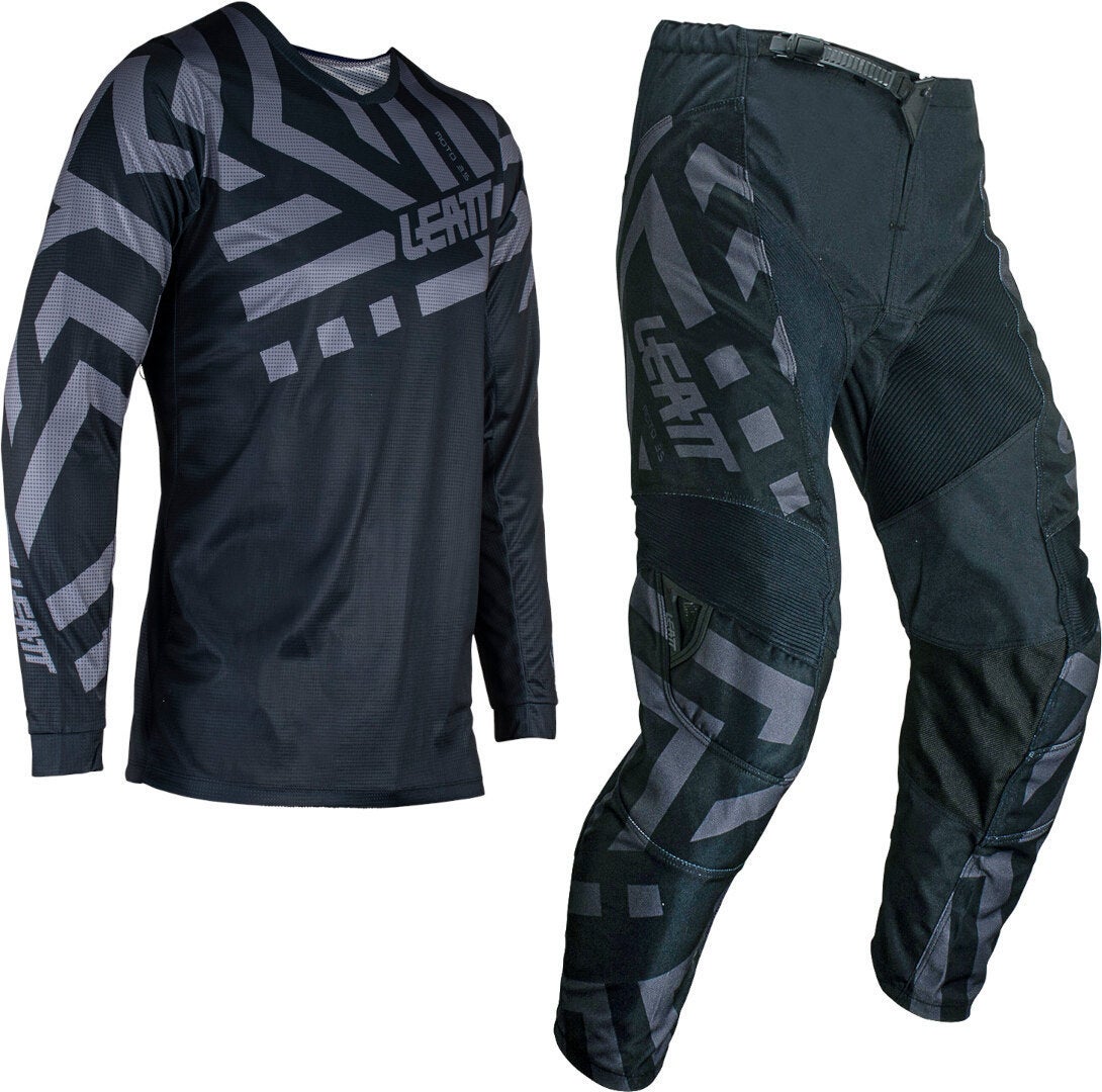 Leatt 3.5 Ride Pattern 2024 Zestaw spodni i koszulek motocrossowych /antracytowy 3XL Rysunek 2