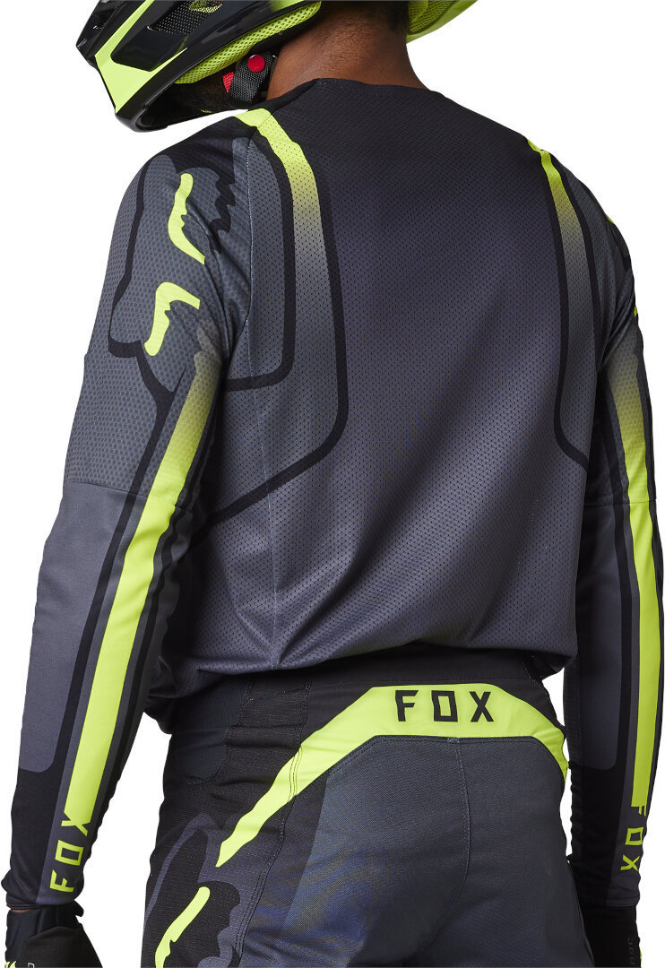FOX 360 Vizen Tricou de motocross negru/galben S Figura 3