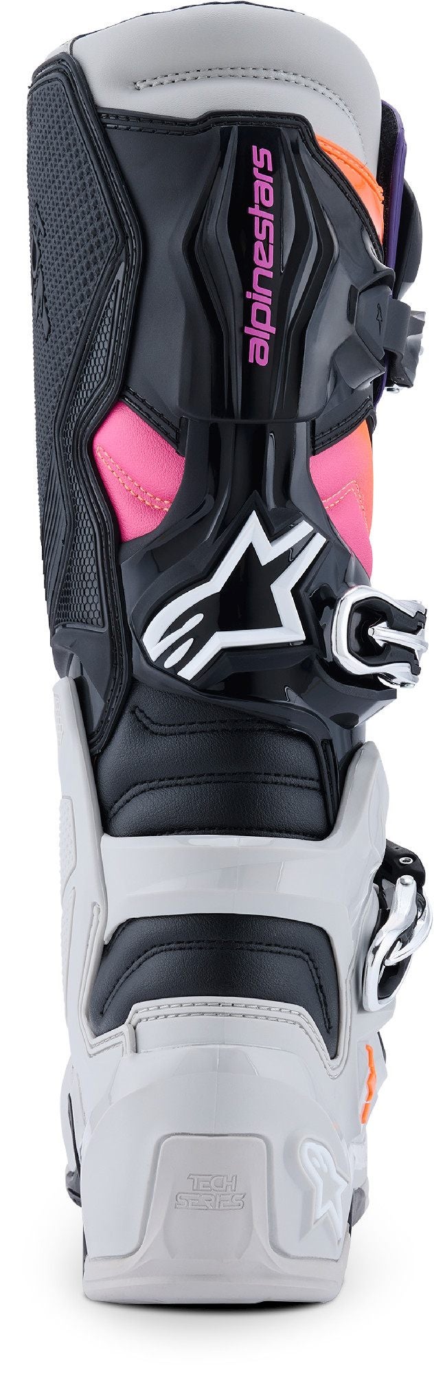 Alpinestars Tech 7 Motocross Stiefel schwarz/hellgrau/orange/pink 10 Abbildung 6