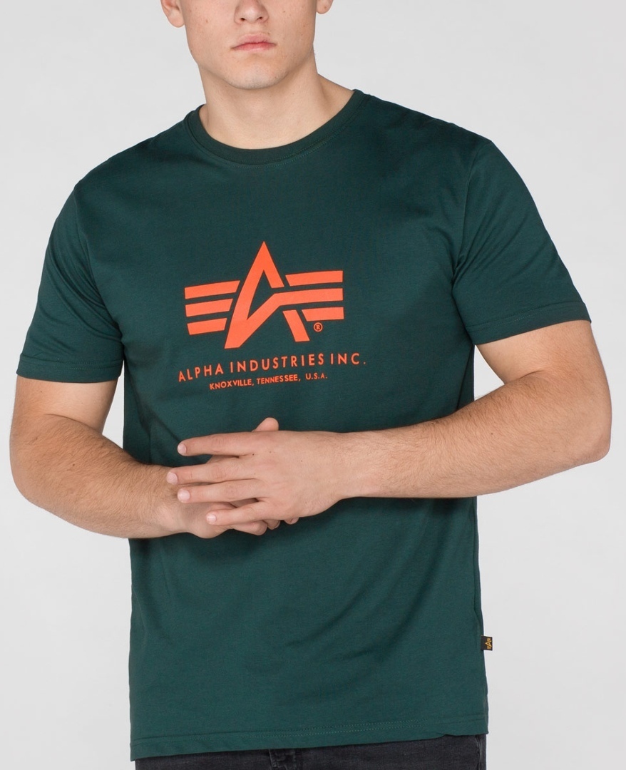 Alpha Industries Basic T-shirt Verde oscuro M Figura 3