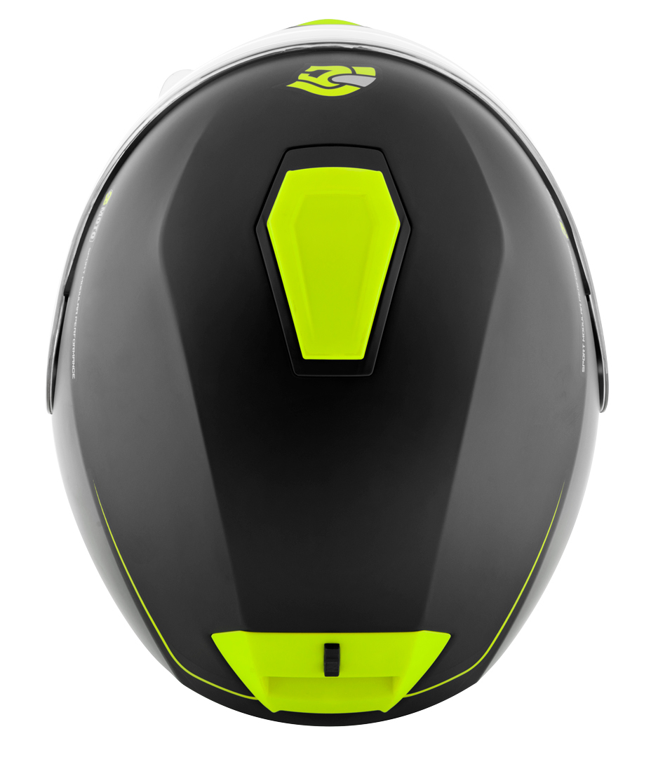 FC-Moto Novo Straight Hjälm svart/gul XS (53/54) Figur 7