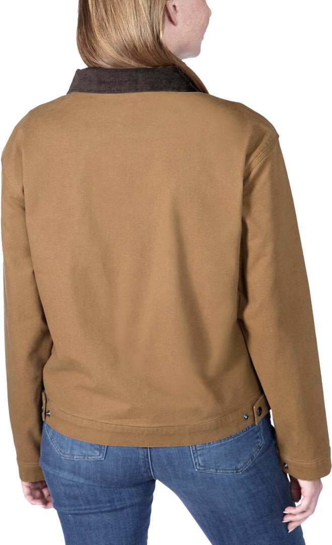 Carhartt Rugged Flex Relaxed Fit Canvas Detroit Giacca da donna marrone M Figura 7