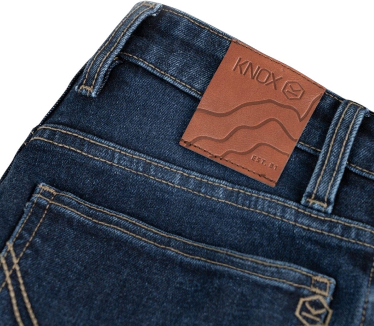 Side view of Knox Colton Ladies Motorcycle Jeans
