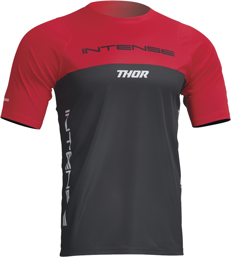 Thor Intense Assist Censis Cykeltrøje sort/rød M Figur 1