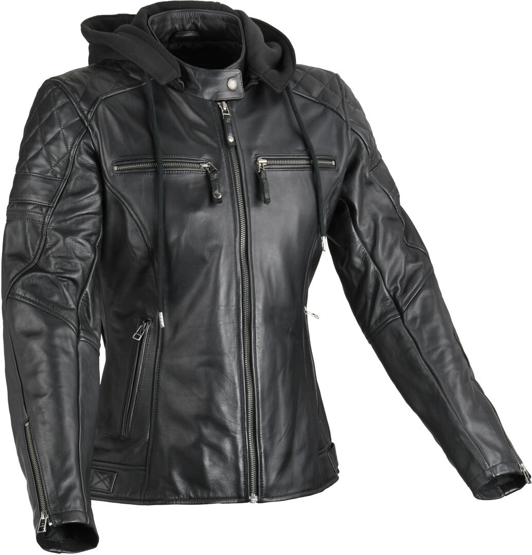 DIFI Jolene 2 Damen Motorrad Lederjacke schwarz L Abbildung 1