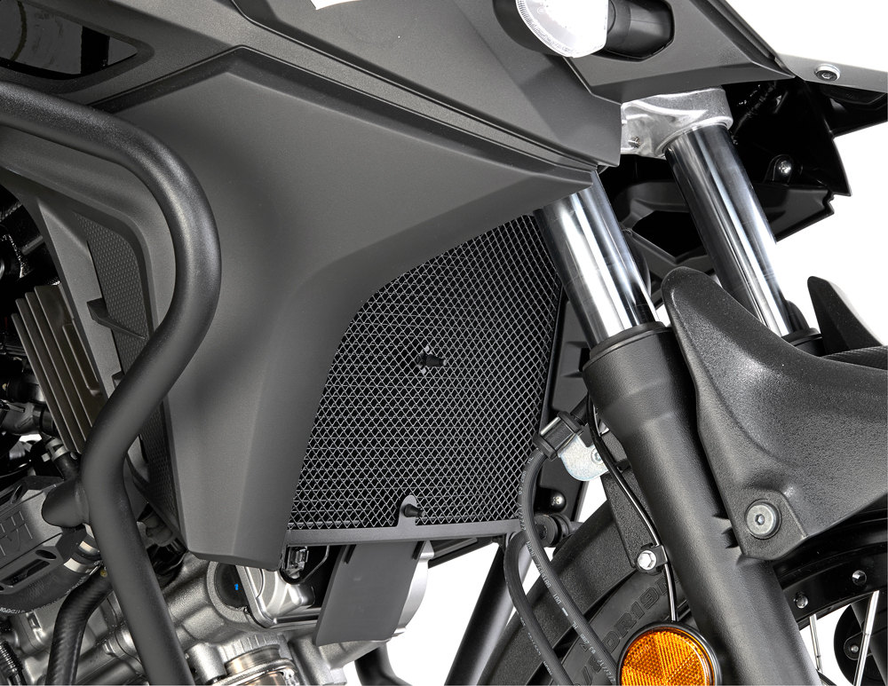 GIVI Schutz für Wasser- und Ölradiatoren aus Edelstahl schwarz für Suzuki DL 650 V-Strom (17-21) Figur 1