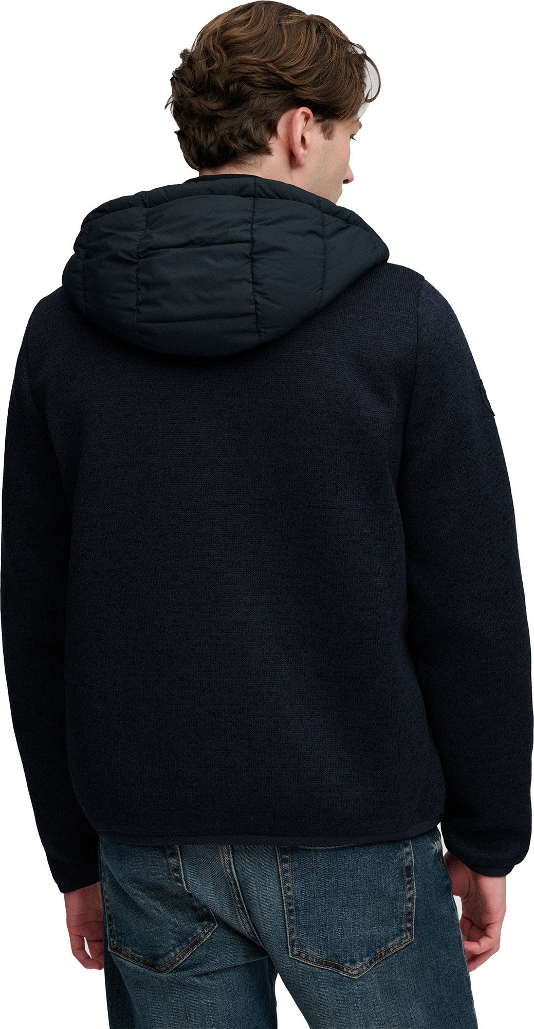 Superdry & Co Hybrid-Strickjacke marineblau M Abbildung 6