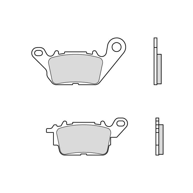 Brembo S.p.A. Bromsbelägg Scooter kolkeramik - 07113CC Figur 2