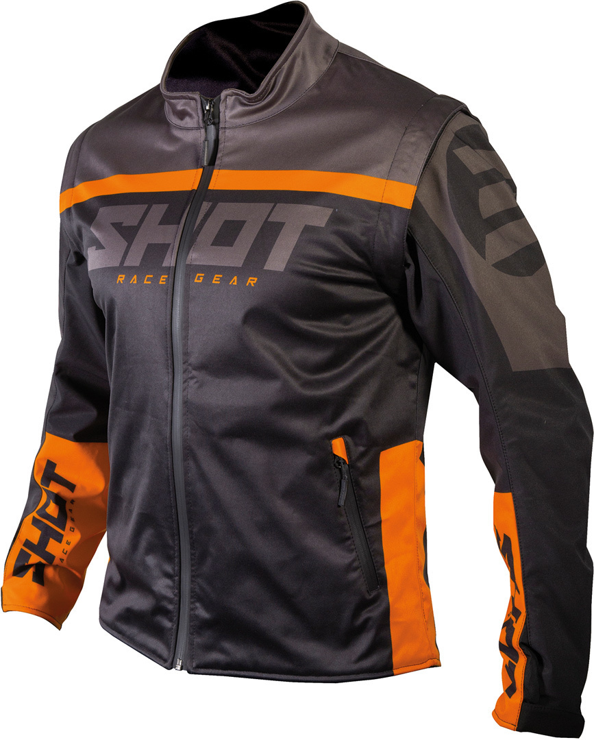 Shot Softshell Lite 2.0 Motocross Jacket black/orange L Figure 1