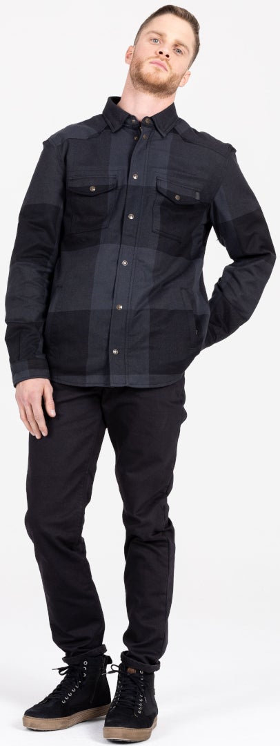 John Doe Classic Tapered Motorcykel Jeans Sort 34/34 Figur 24