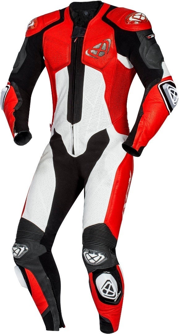Ixon Vendetta Evo One Piece Motorcycle Leather Suit black/red/white M Figure 3