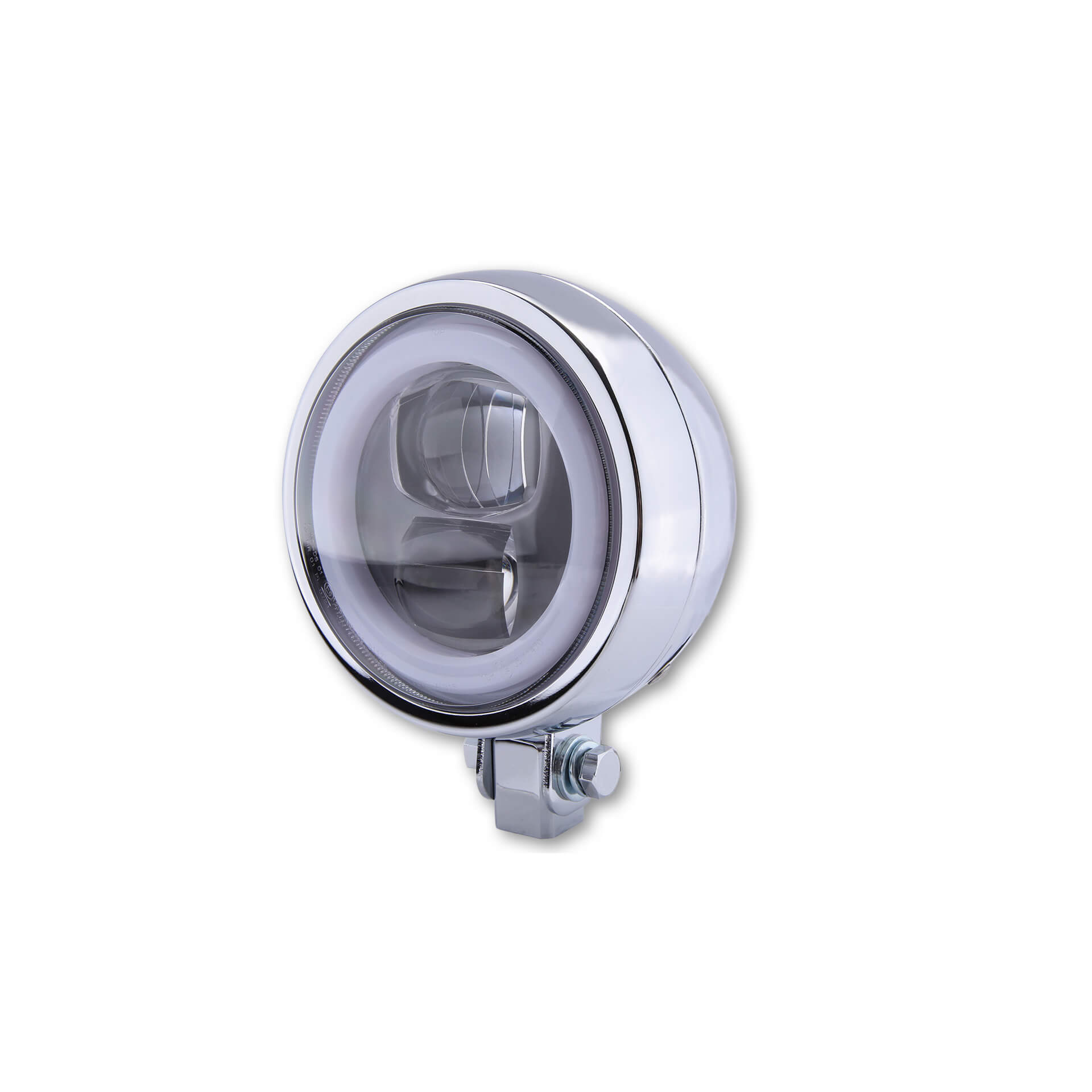 HIGHSIDER LED Scheinwerfer FLAT TYP 9 mit Standlichtring Chrome Fijación en la parte inferior Figura 1