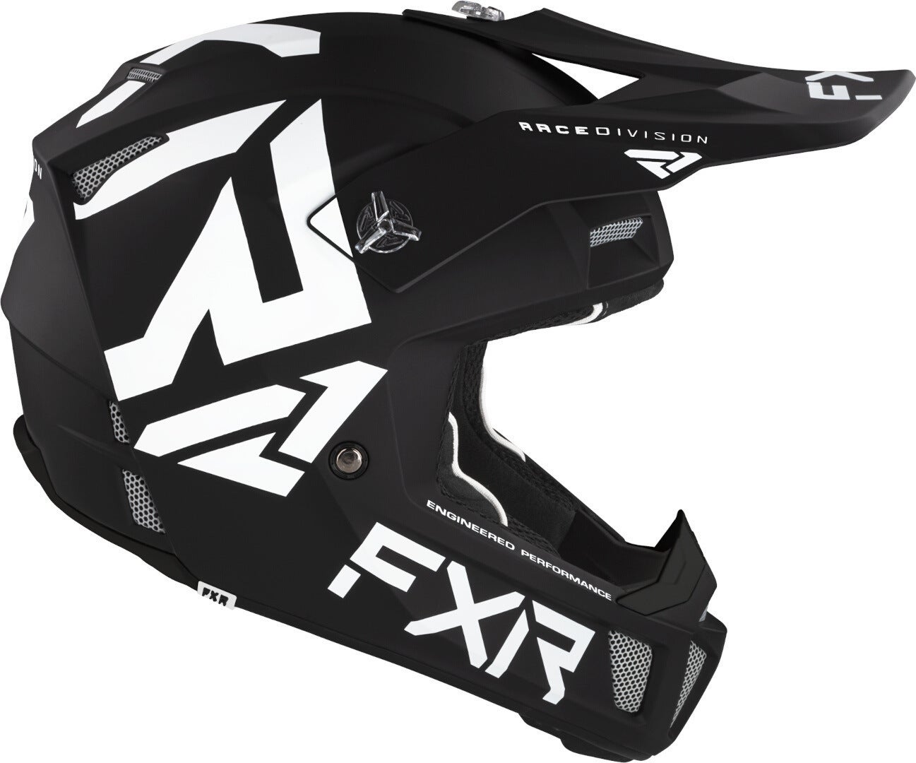 FXR Clutch CX MX Gear Motokrosová přilba černobílá XL (61/62) Obrázek 4