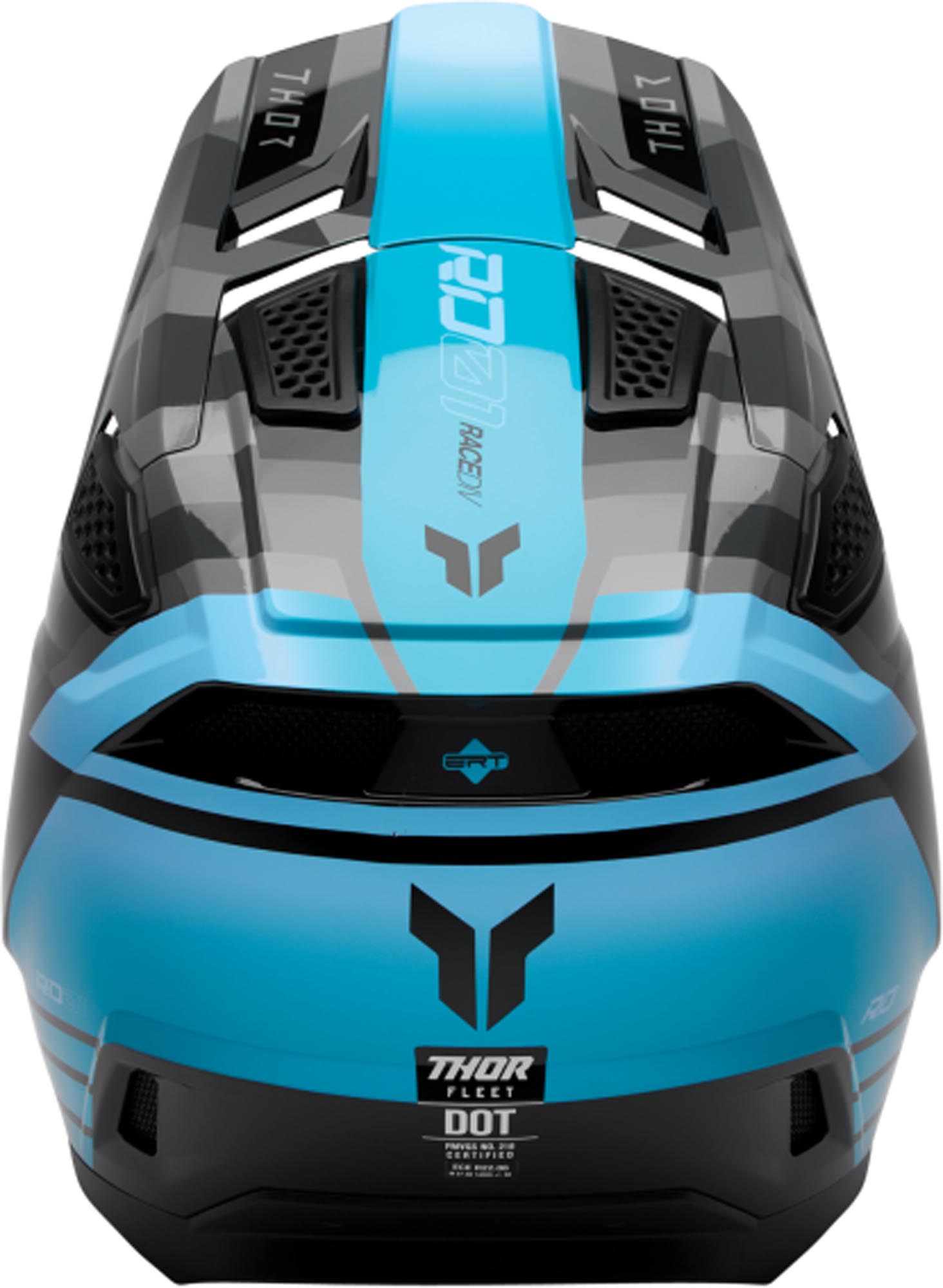 Thor Fleet Camber Casco da motocross nero/turchese L (59/60) Figura 3