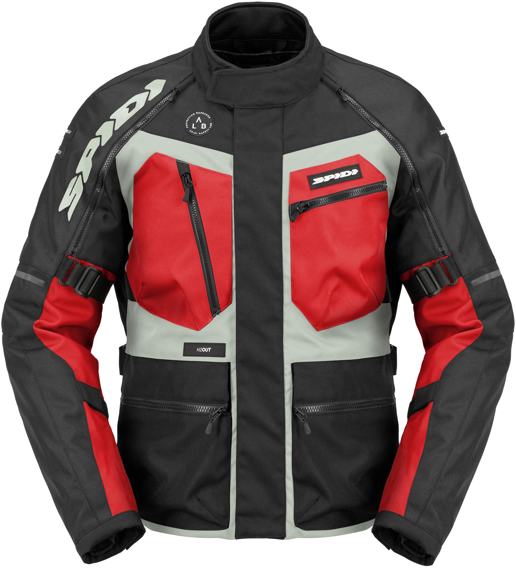 Spidi Ridemaster waterproof Motorcycle Textile Jacket red M Figure 1