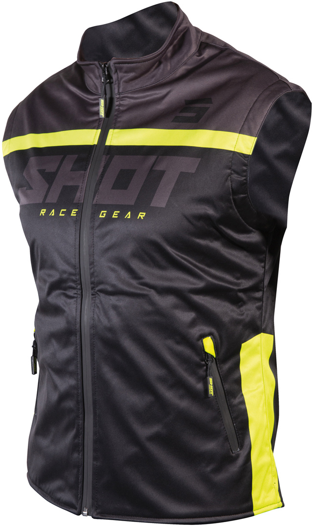 Shot Bodywarmer Lite 2.0 Vestă de motocross negru/neon XS Figura 1