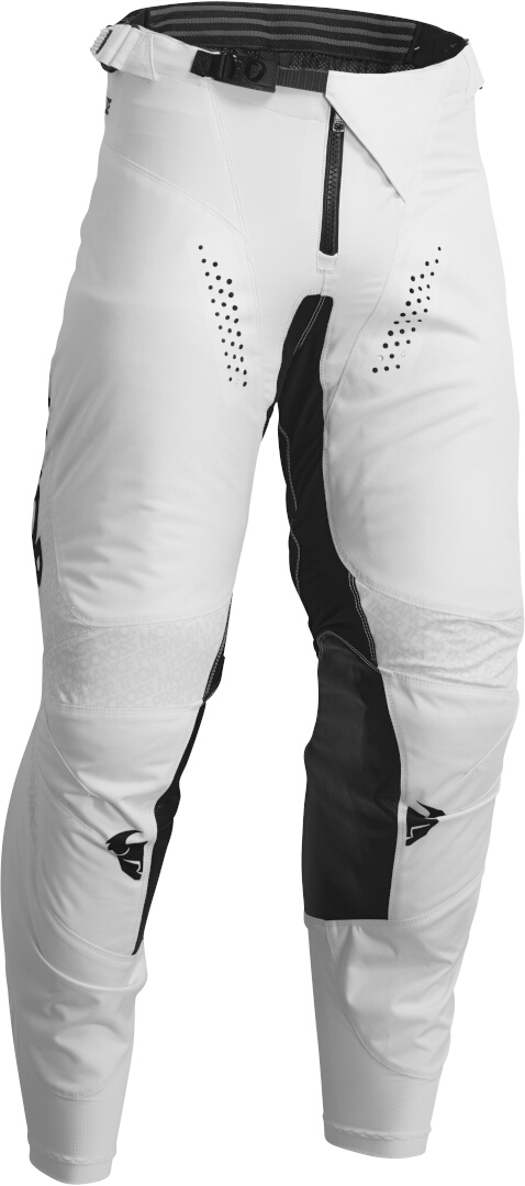 Thor Pulse Mono Motocross bukser hvid/sort 32 Figur 1